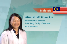 Hong Kong PhD Fellowship Awardee - Miss CHER Chae Yin (Department of Medicine)