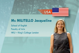 Outstanding PhD Student from HKU-KCL Programme - Ms MILITELLO Jacqueline (School of English)